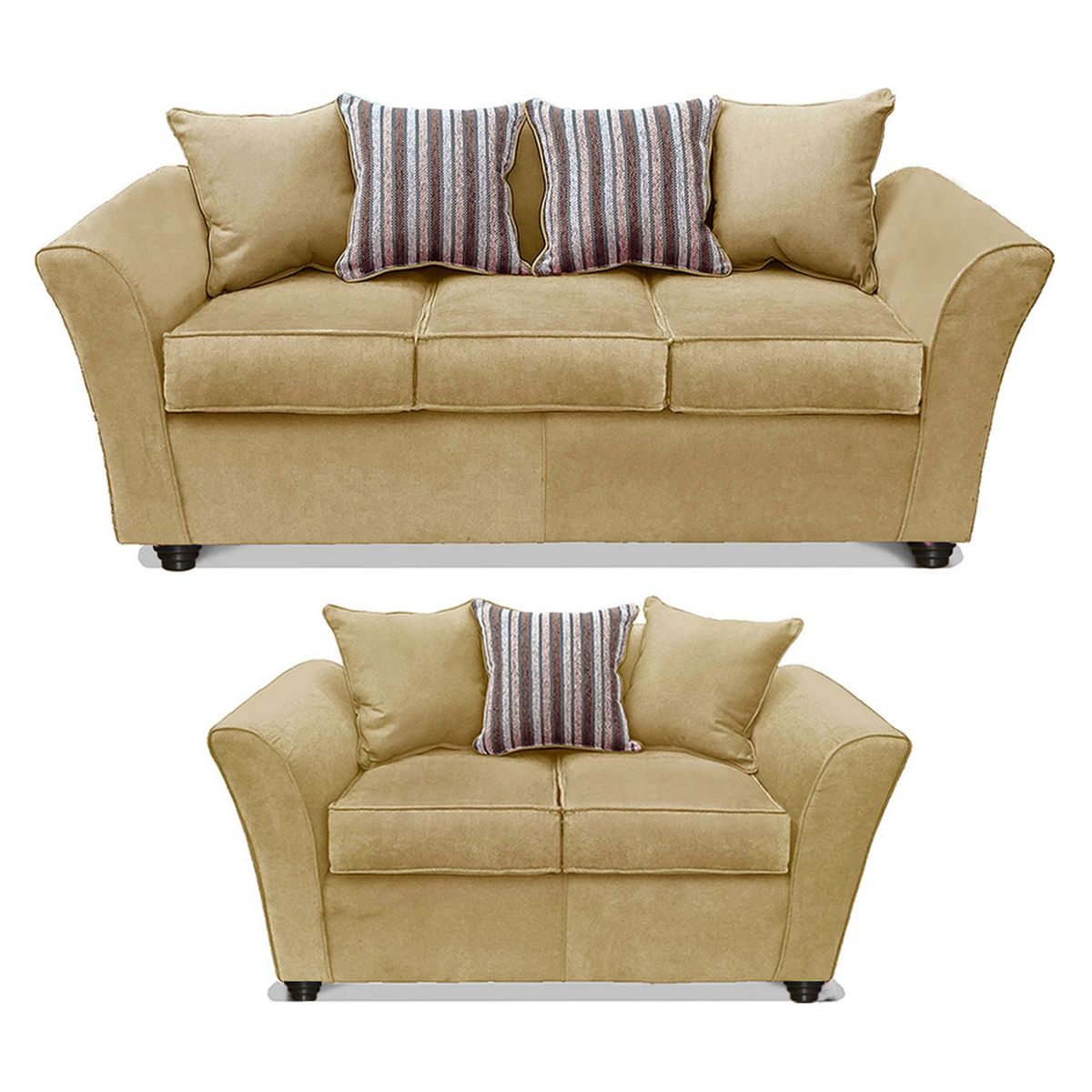 COMERCIALIZADORA ELEGANT DETAIL - Juego De Living Minesota 3+2 Tel Elegant Detail