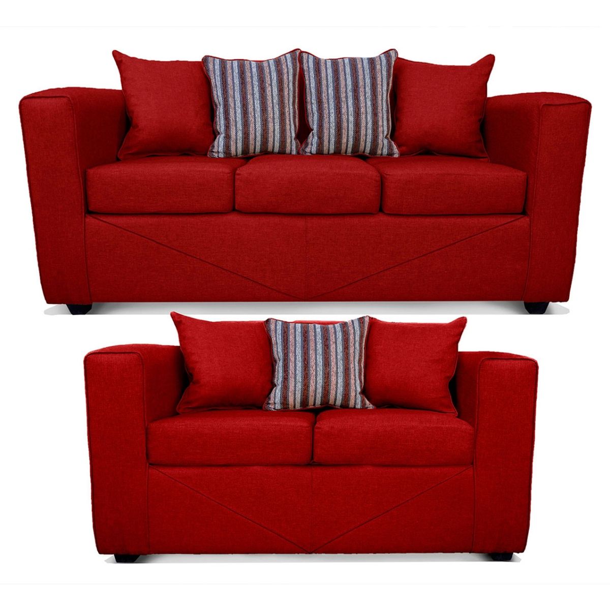 COMERCIALIZADORA ELEGANT DETAIL - Juego De Living Santa Fé 3+2 Tel Elegant Detail