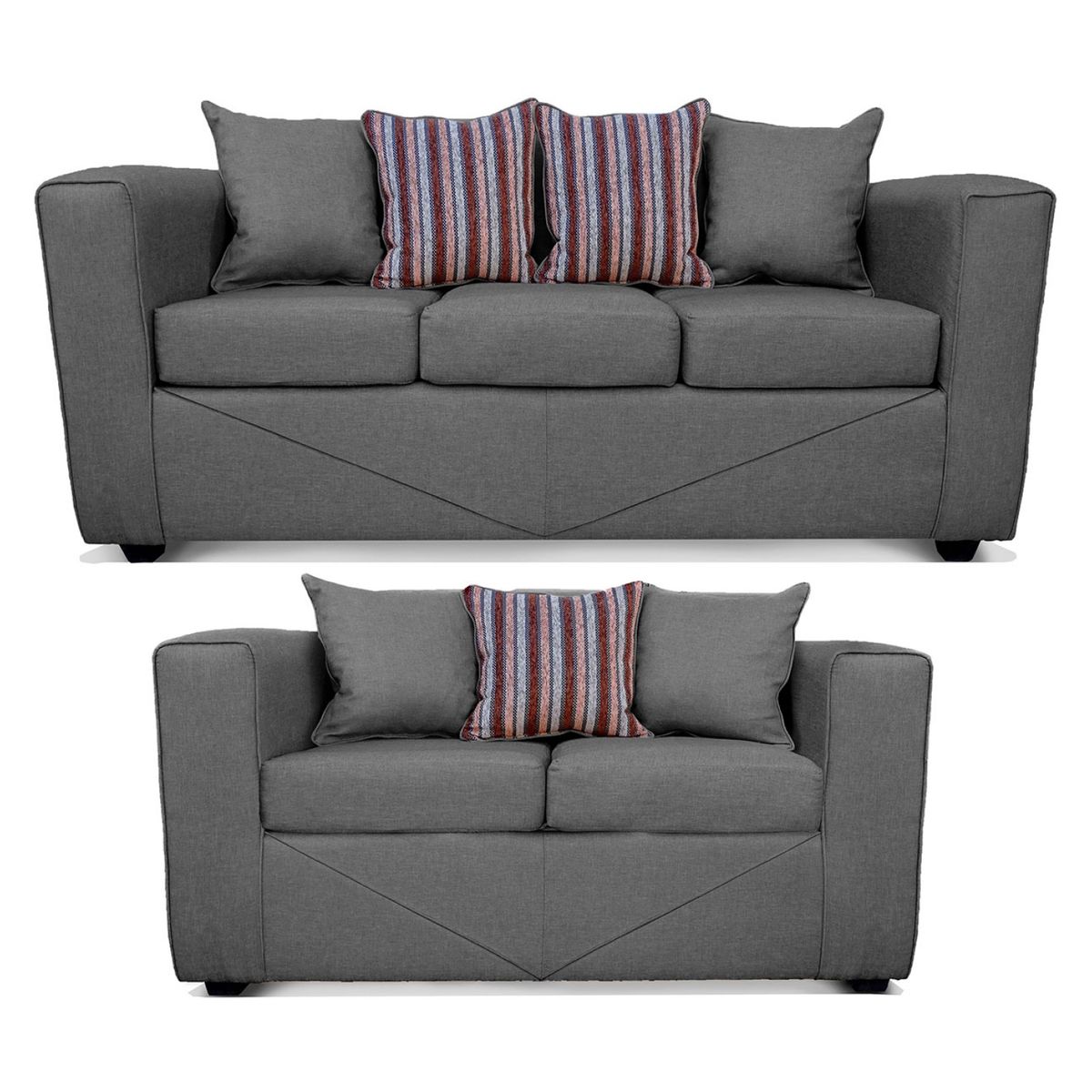 COMERCIALIZADORA ELEGANT DETAIL - Juego De Living Santa Fé 3+2 Tel Elegant Detail