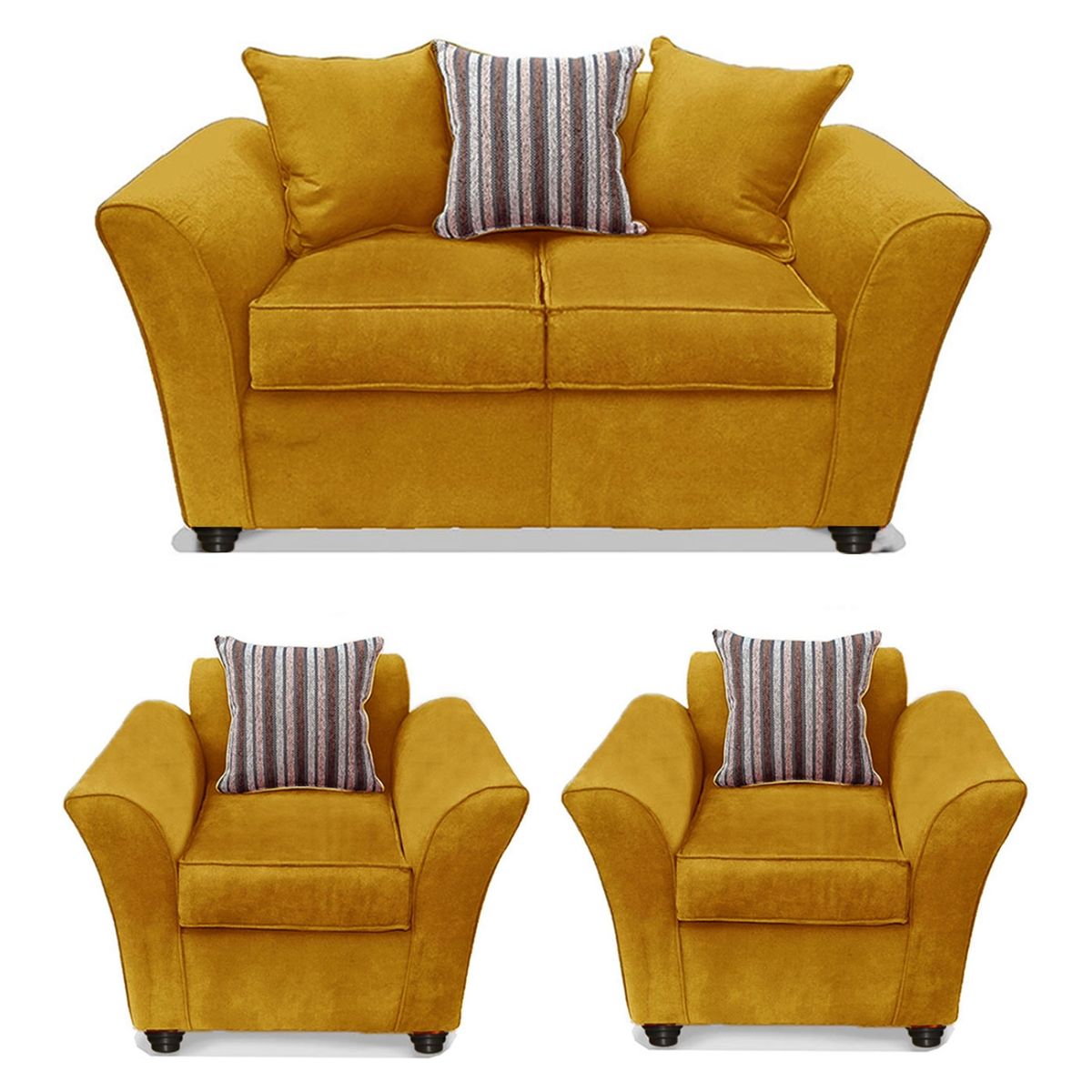 COMERCIALIZADORA ELEGANT DETAIL - Juego DeLiving Minesota 2+1+1 Tel Comercializadora Elegant Detail