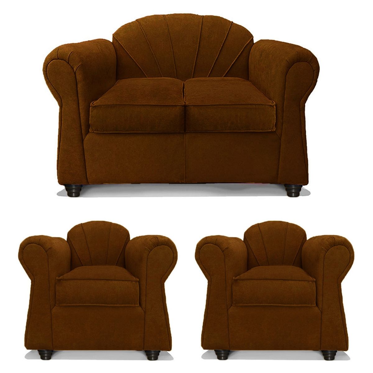 COMERCIALIZADORA ELEGANT DETAIL - Juego De Living Marsella 2+1+1 Tel Comercializadora Elegant Detail