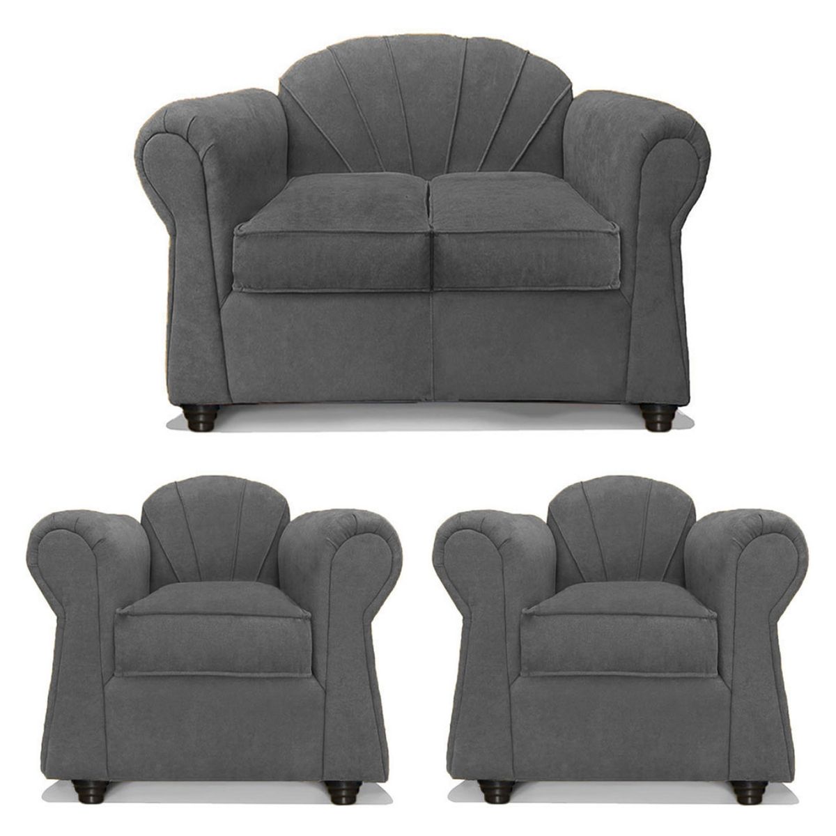 COMERCIALIZADORA ELEGANT DETAIL - Juego De Living Marsella 2+1+1 Tel Comercializadora Elegant Detail