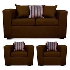 COMERCIALIZADORA ELEGANT DETAIL - Juego Living Santa Fé 2+1+1 Tel