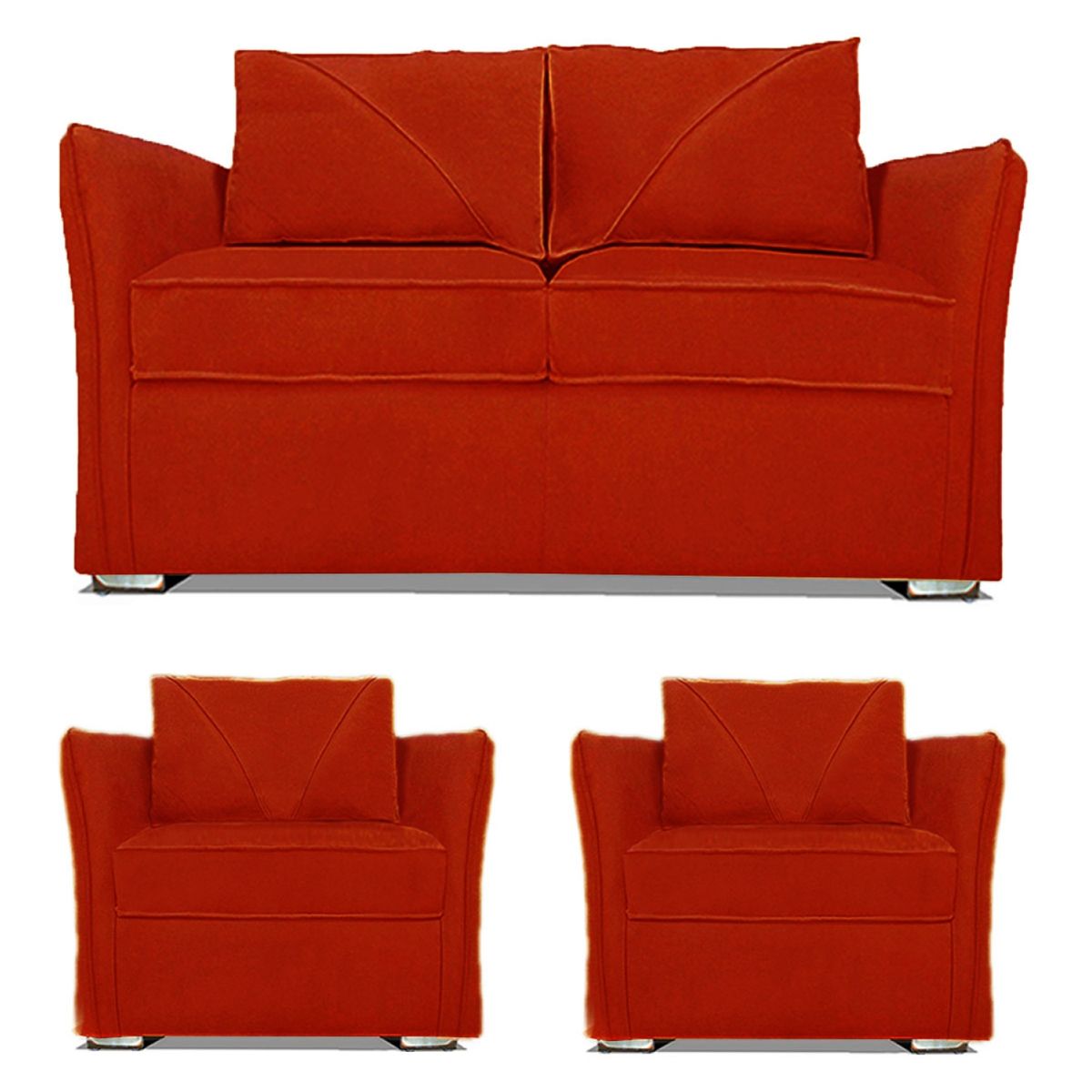 COMERCIALIZADORA ELEGANT DETAIL - Juego De Living Atlanta 2+1+1 Tel Comercializadora Elegant Detail