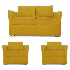 COMERCIALIZADORA ELEGANT DETAIL - Juego Living Atlanta 2+1+1 Tel