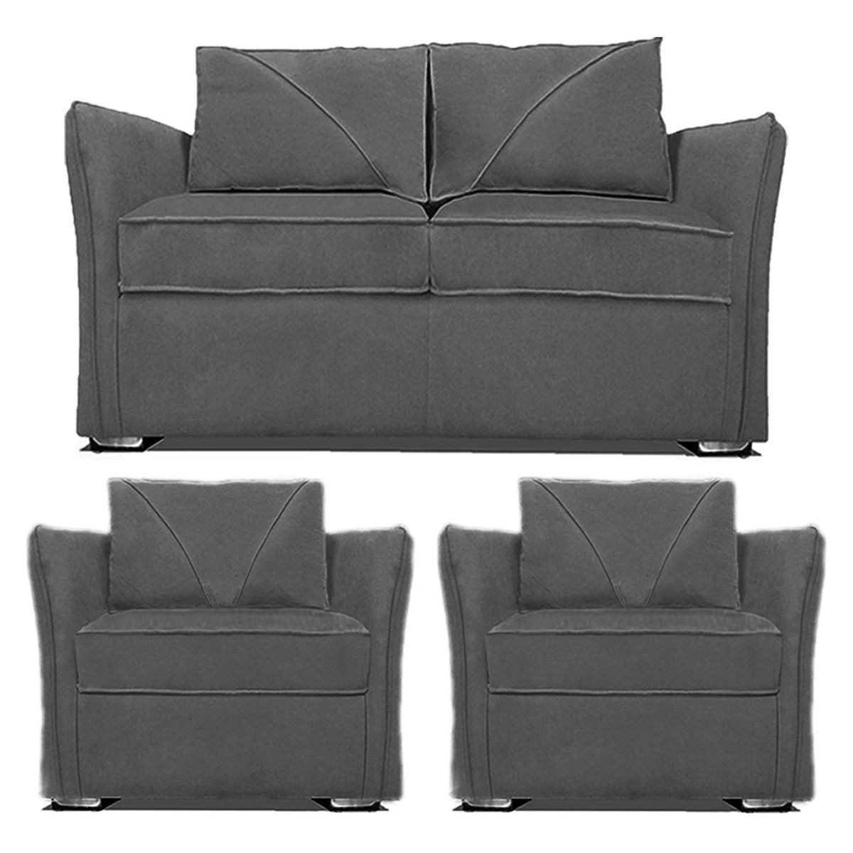 COMERCIALIZADORA ELEGANT DETAIL - Juego De Living Atlanta 2+1+1 Tel Comercializadora Elegant Detail