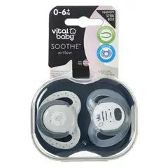 VITALBABY - Pack De 2 Chupetes Unisex 0-6 Meses