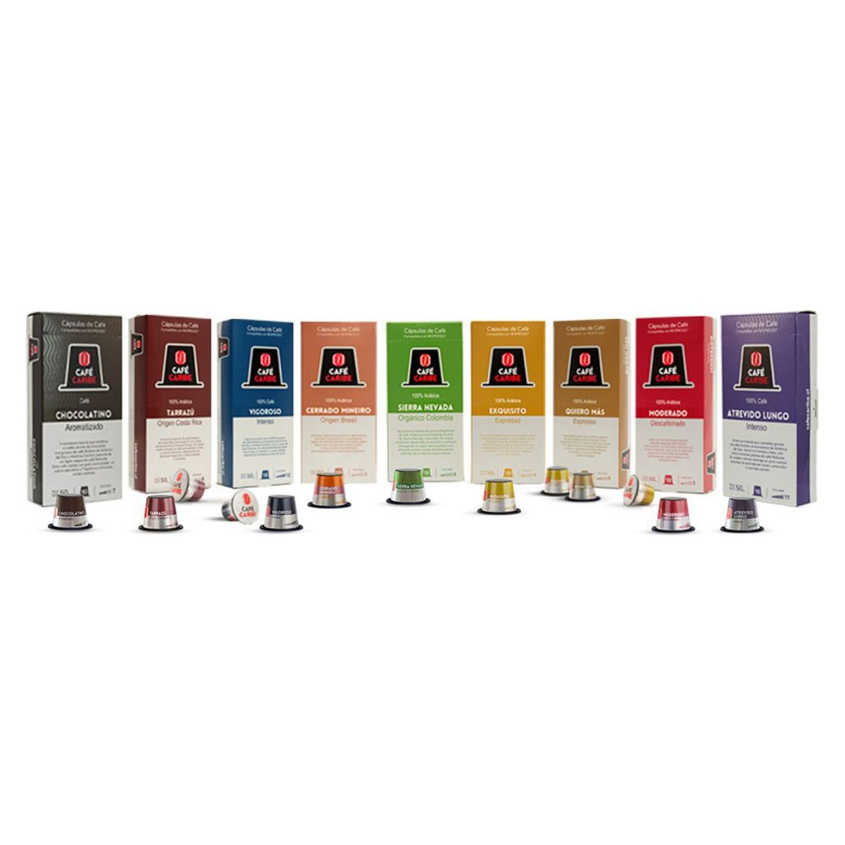 CAFE CARIBE - Mix Full - 90 Cápsulas