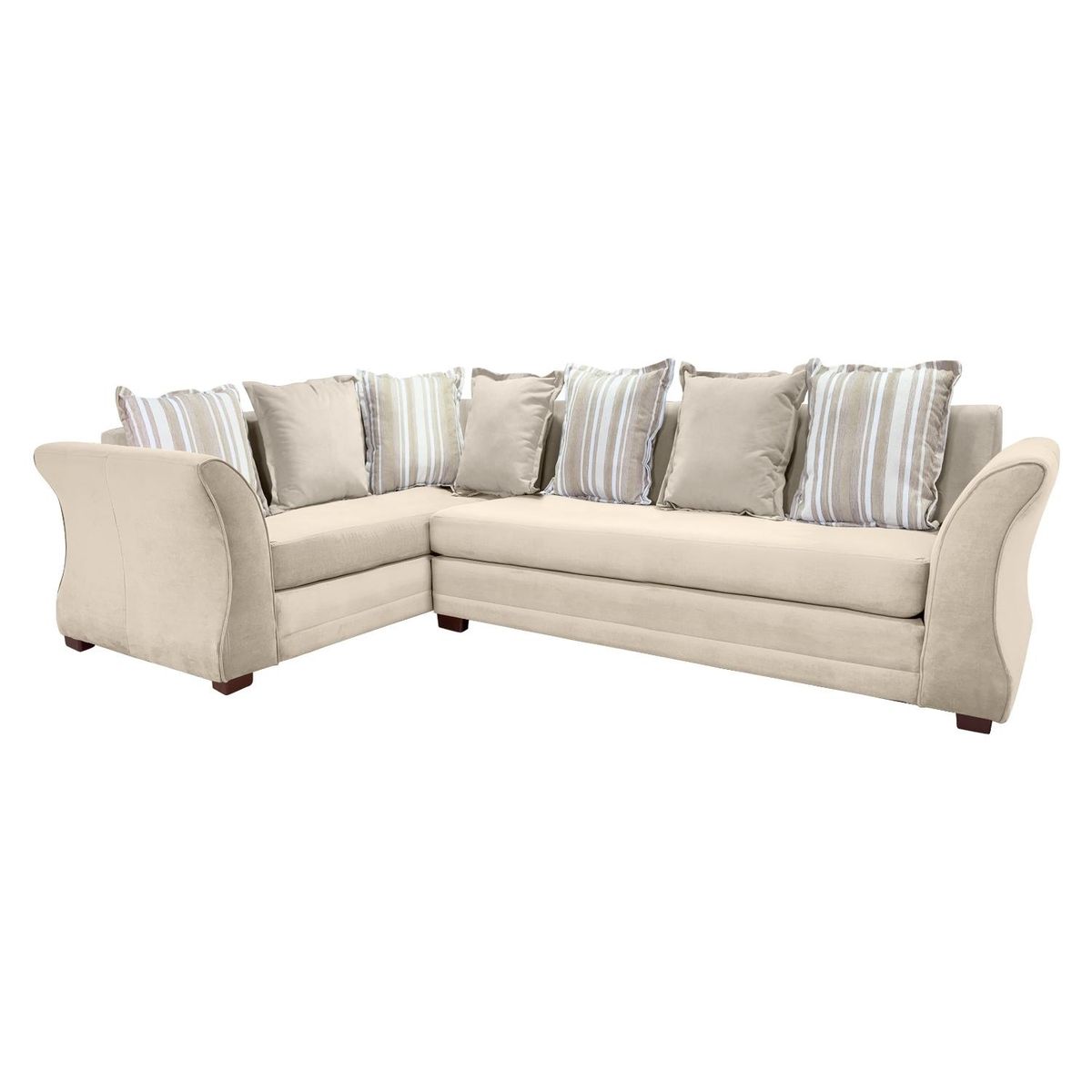 LIVING FACTORY - Sofá Seccional Camel Resorte Felpa Izquierdo Living Factory