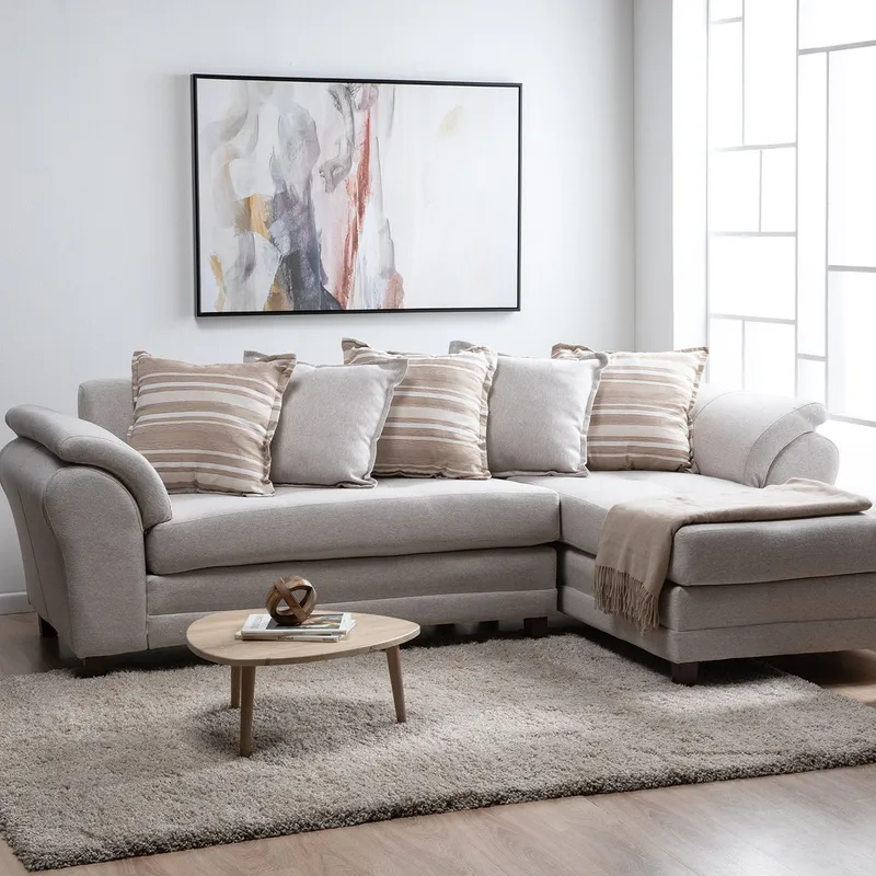 LIVING FACTORY - Sofá Seccional Mustang Resorte Derecho Living Factory