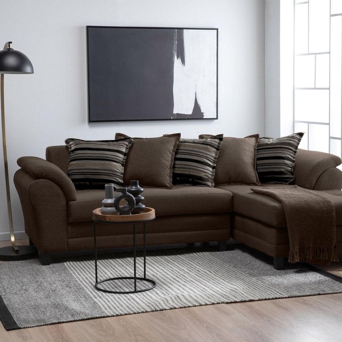 LIVING FACTORY - Sofá Seccional Mustang Resorte Derecho Living Factory