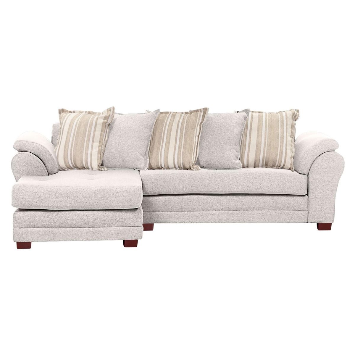 LIVING FACTORY - Sofá Seccional Mustang Resorte Lino Izquierdo Living Factory