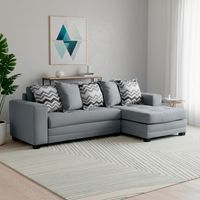 Sofá Seccional Derecho Felpa Milan