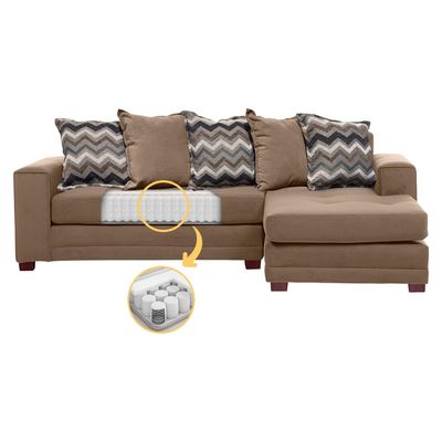 Imagen 2 del producto Sofá Seccional Derecho Felpa Milan