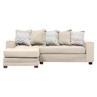 Sofá Seccional Izquierdo Milan Felpa