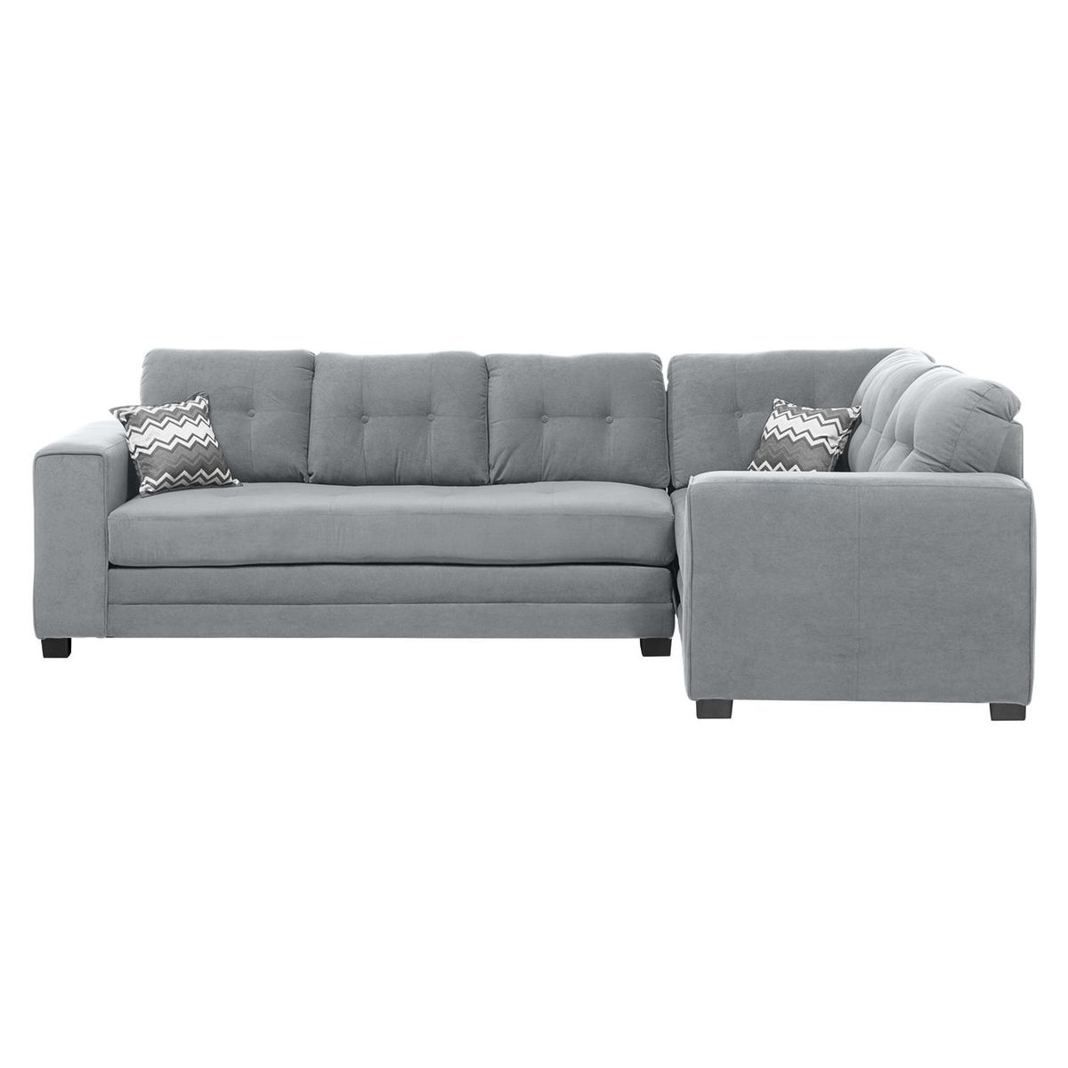 LIVING FACTORY - Sofá Seccional Dubai Resorte Felpa Derecho Living Factory