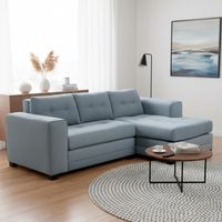 Sofá Seccional Roma Resorte Felpa Derecho