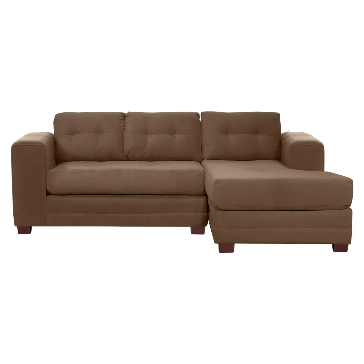 LIVING FACTORY - Sofá Seccional Roma Resorte Felpa Derecho Living Factory