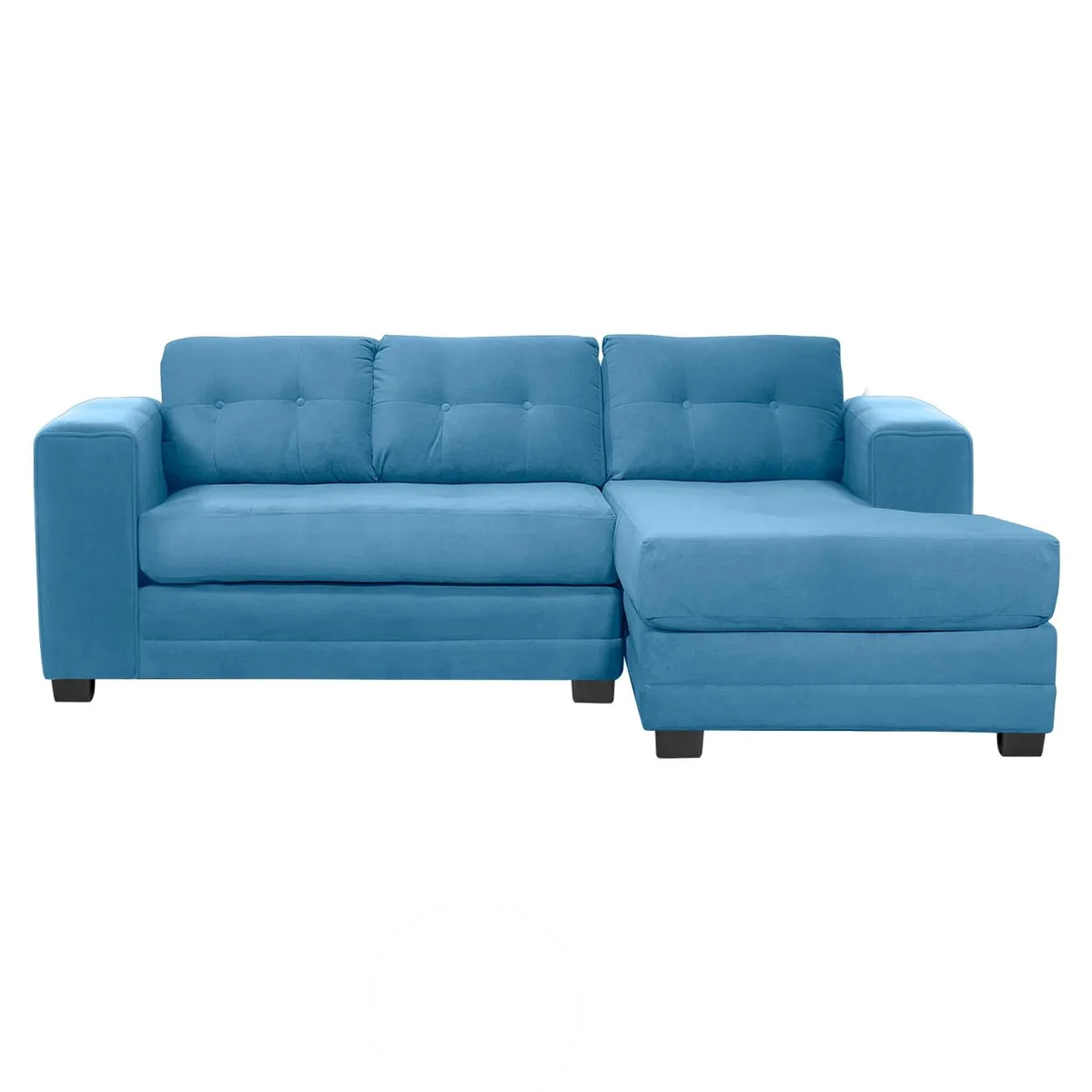 LIVING FACTORY - Sofá Seccional Roma Resorte Felpa Derecho Living Factory