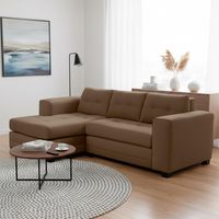 Sofá Seccional Roma Resorte Felpa Izquierdo