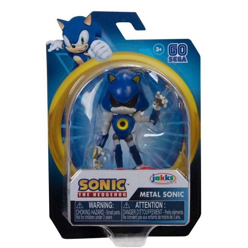 JAKKS PACIFIC - Sonic - Figura Metal Sonic 5 cm Articulada