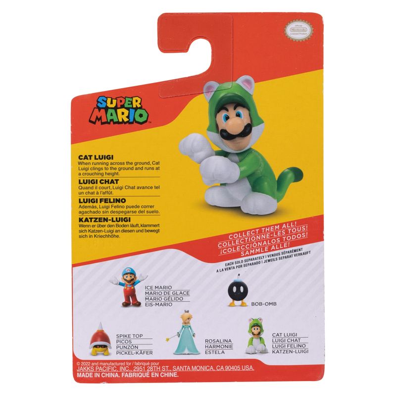 NINTENDO - Figura De Acción Super Mario Limited Luigi Felino Nintendo
