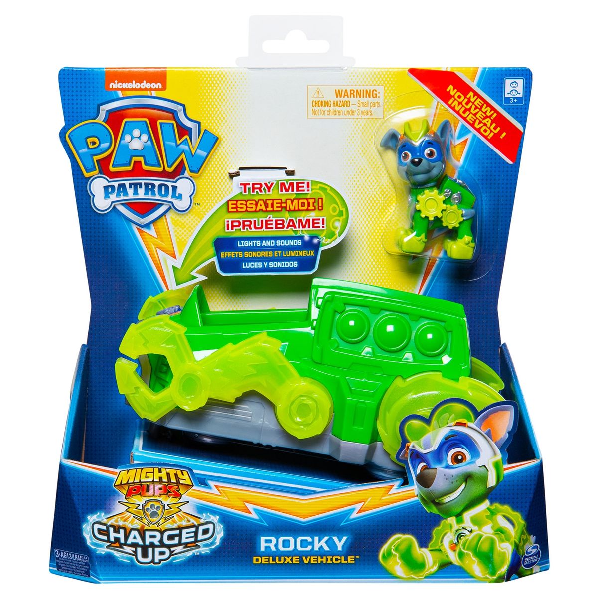 PAW PATROL - Paw Patrol Vehiculo De Juguete Paw Pa Super Charged Rock