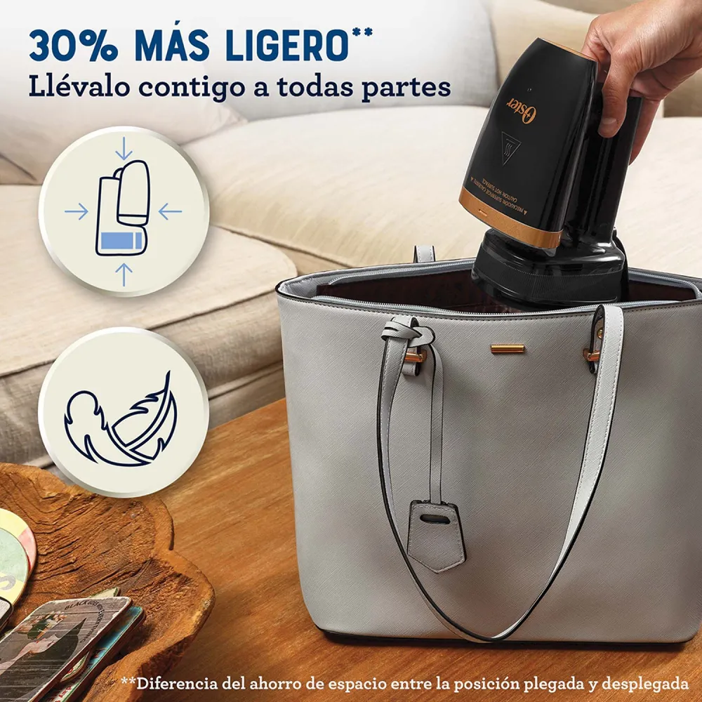 Oster GCSTFS300 Vaporizador de Mano Plegable Negro, foto 4