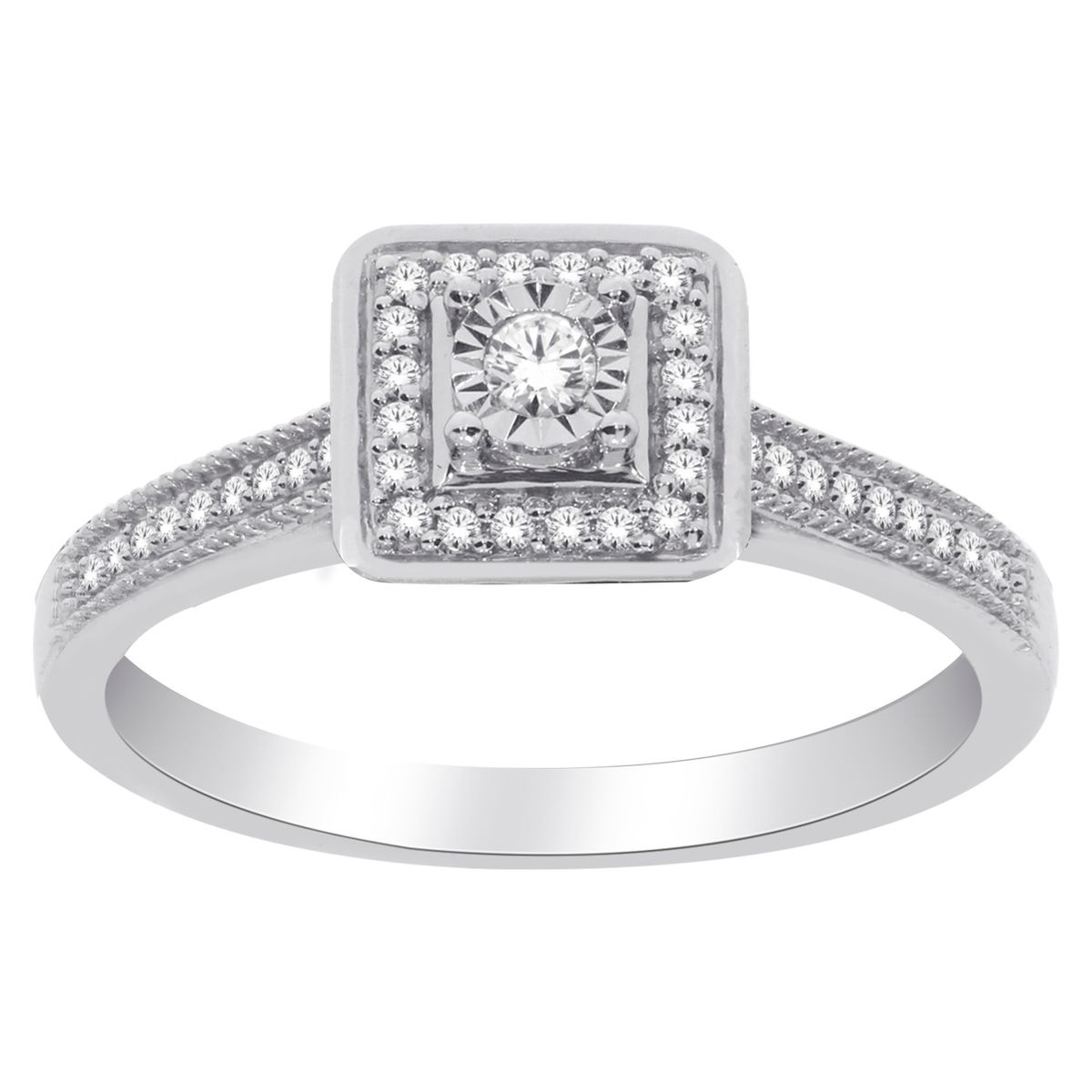 AG ALTA GAMA - Anillo De Oro Blanco Mujer Ag Alta Gama