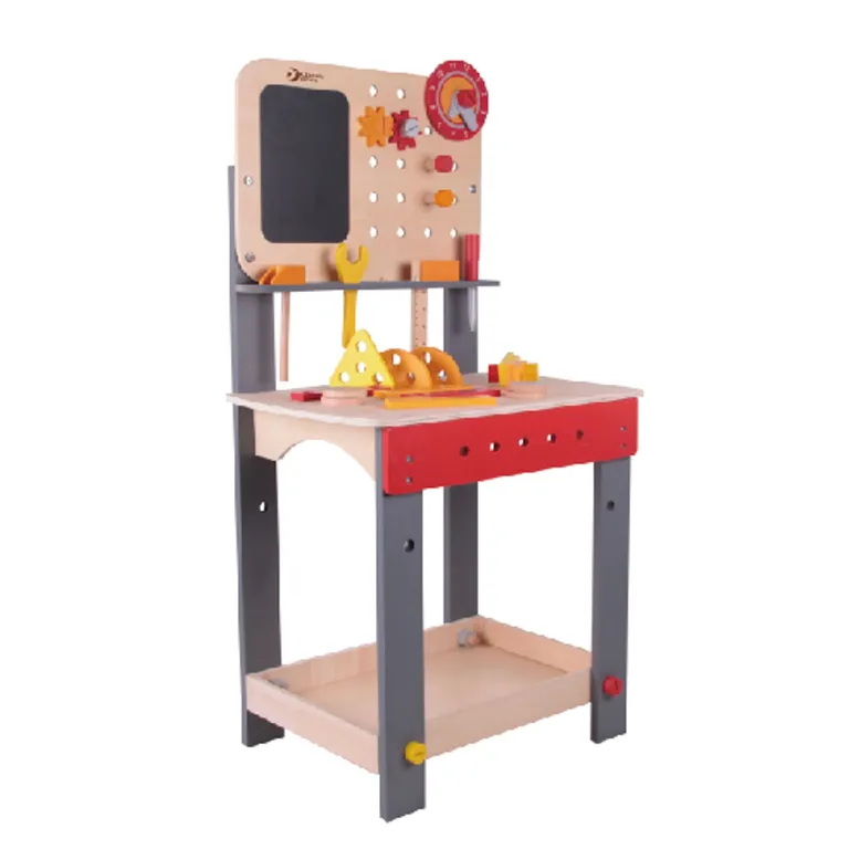 KIDSCOOL Mesa Carpintero Con Herramientas Montessori