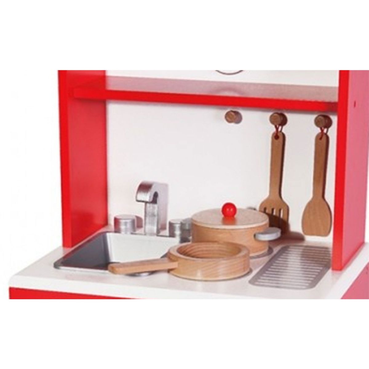 KIDSCOOL - Cocina De Madera Red Classic Kidscool