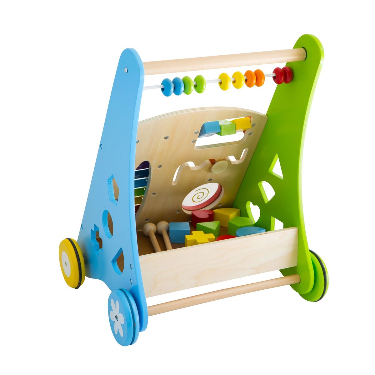 KIDSCOOL - Caminador De Madera Multifuncional Kidscool