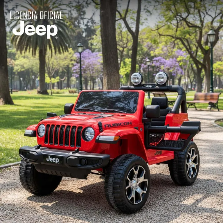 Jeep Rubicon Rojo Batería