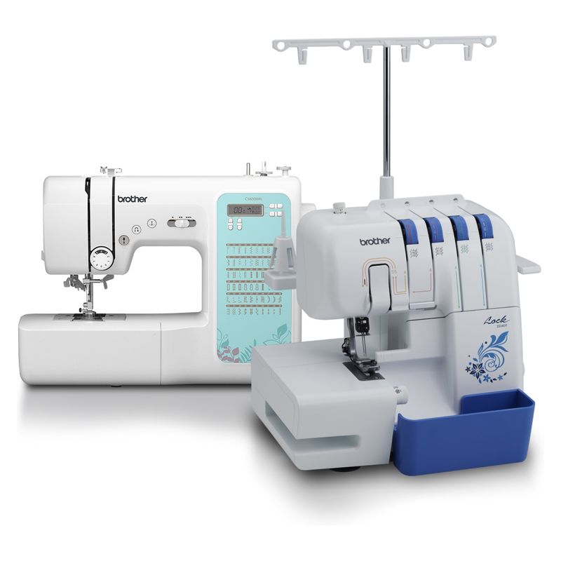 BROTHER - Combo Brother Overlock 3534DT + Máquina Coser CS6000XL
