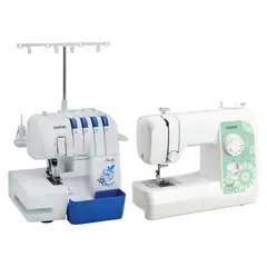 BROTHER - Combo Overlock 3534Dt + Máquina Coser JS2135