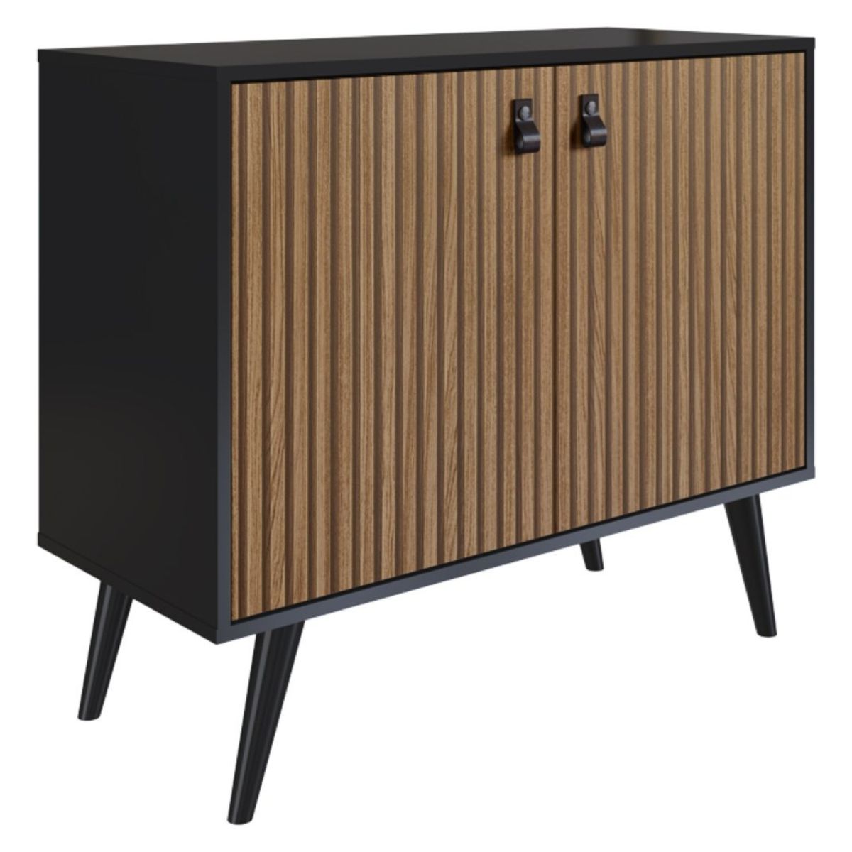 BE DESIGN - Buffet Amber 2 Puertas Negro Be Design
