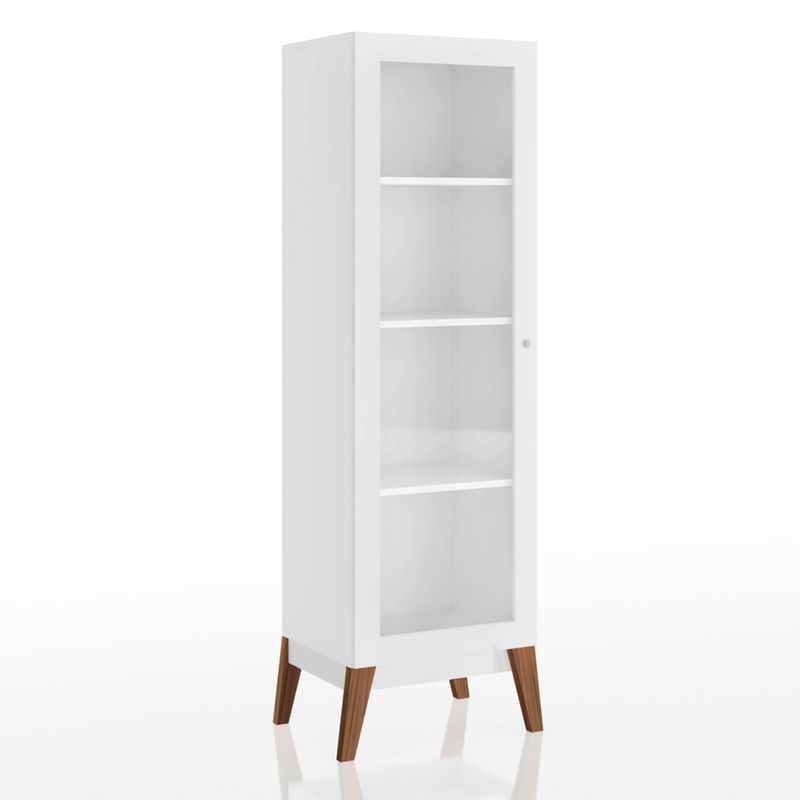 BE DESIGN - Vitrina 1 Puerta Amber blanco Be Design