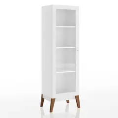 BE DESIGN - Vitrina 1 Puerta Amber blanco