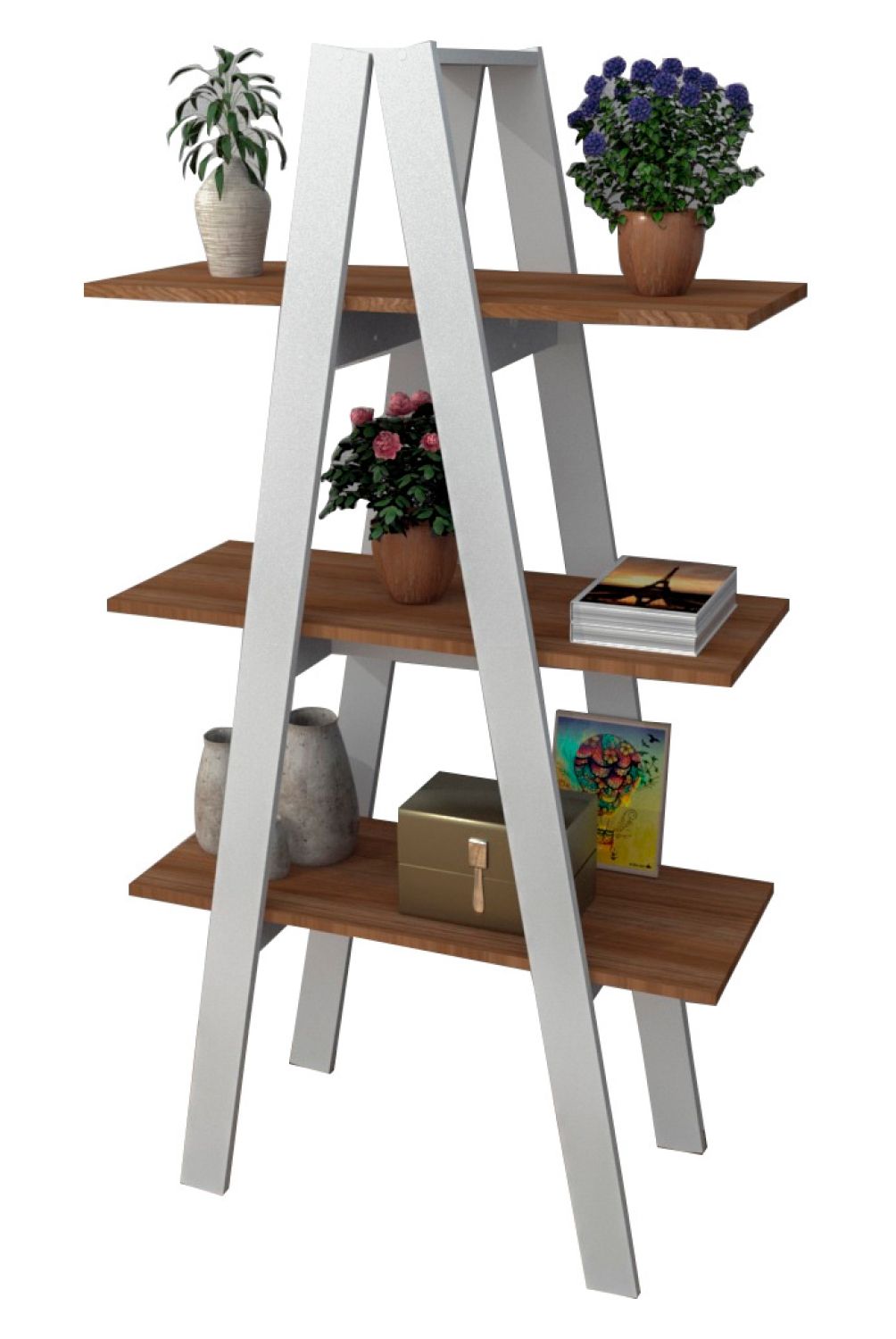 BE DESIGN - Estante 3 Niveles Urban Blanco Be Design