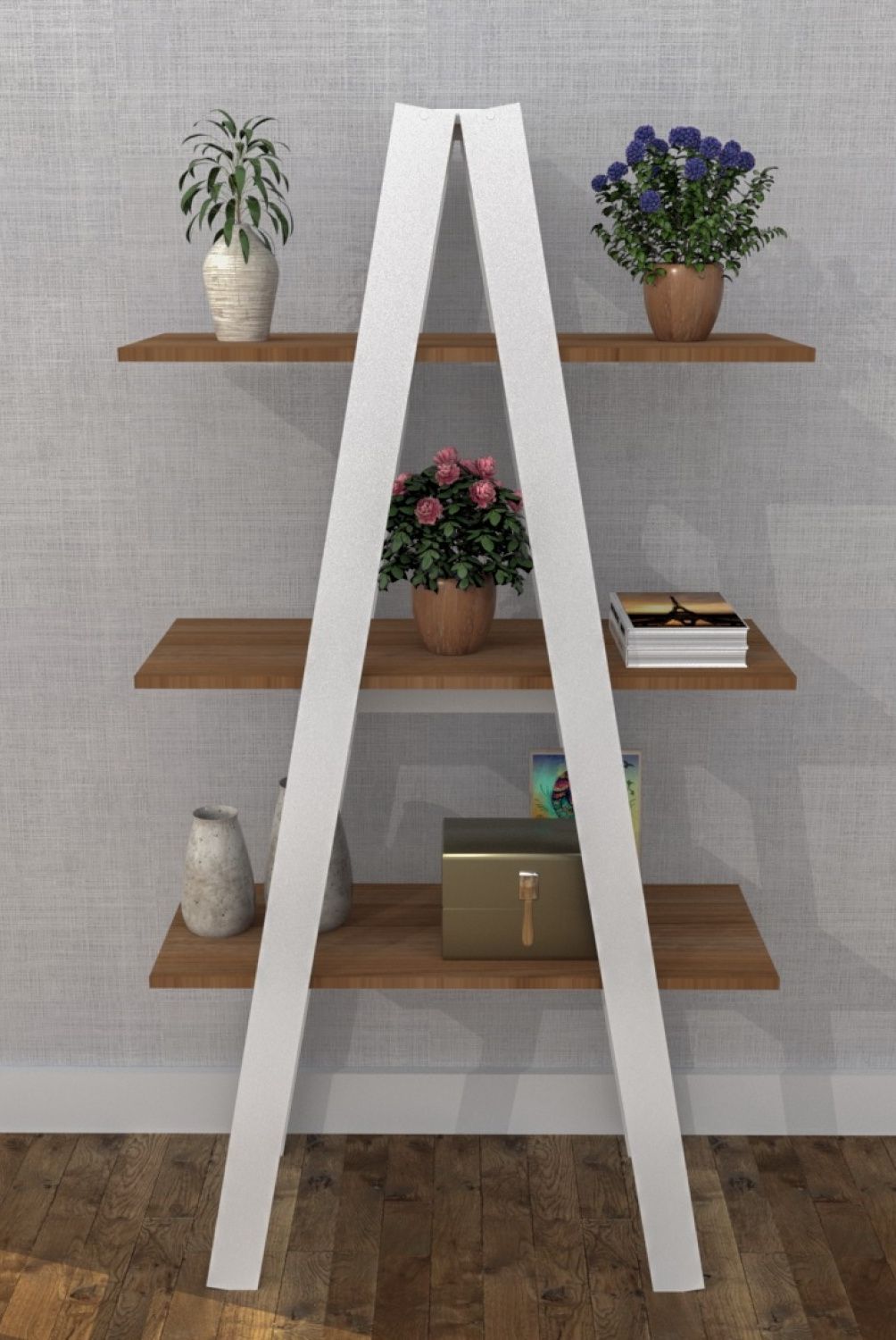 BE DESIGN - Estante 3 Niveles Urban Blanco Be Design
