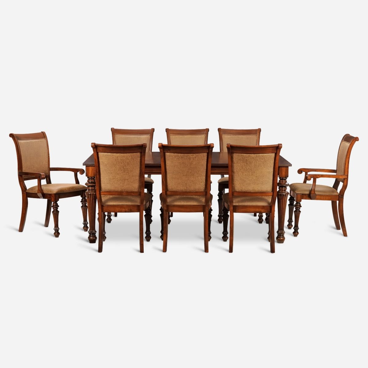 CIC - Juego De Comedor New Carrera 6 Sillas + 2 Sitiales Cic