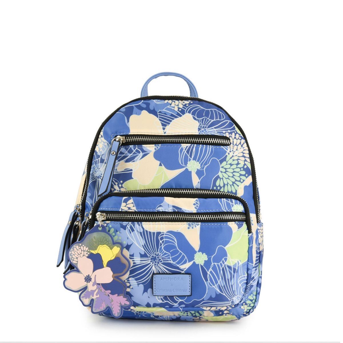 AMPHORA - Mochila Cristina Cilloniz Azul Jeans Mujer Amphora