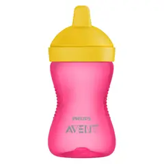 PHILIPS AVENT - Vaso Avent Rosado 300Ml Boquilla Dura Scf803/04
