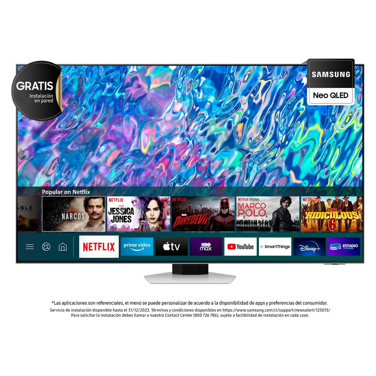 SAMSUNG - Neo QLED Samsung 55" QN85B 4K UHD Smart TV 2022