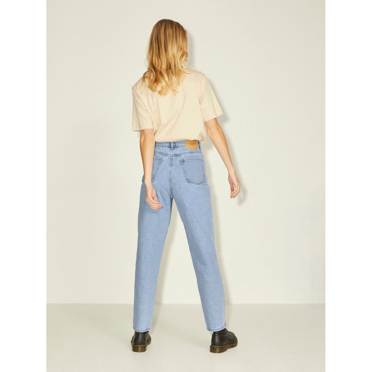 JJXX - Jeans Mom Tiro Alto Algodón Mujer JJXX