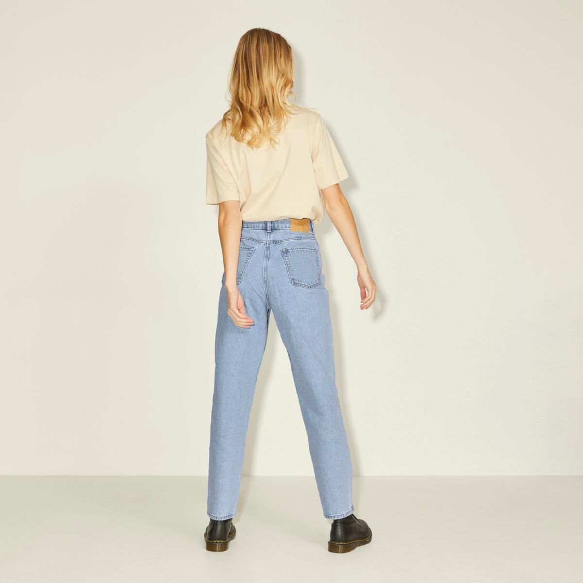 JJXX - Jeans Mom Tiro Alto Algodón Mujer JJXX