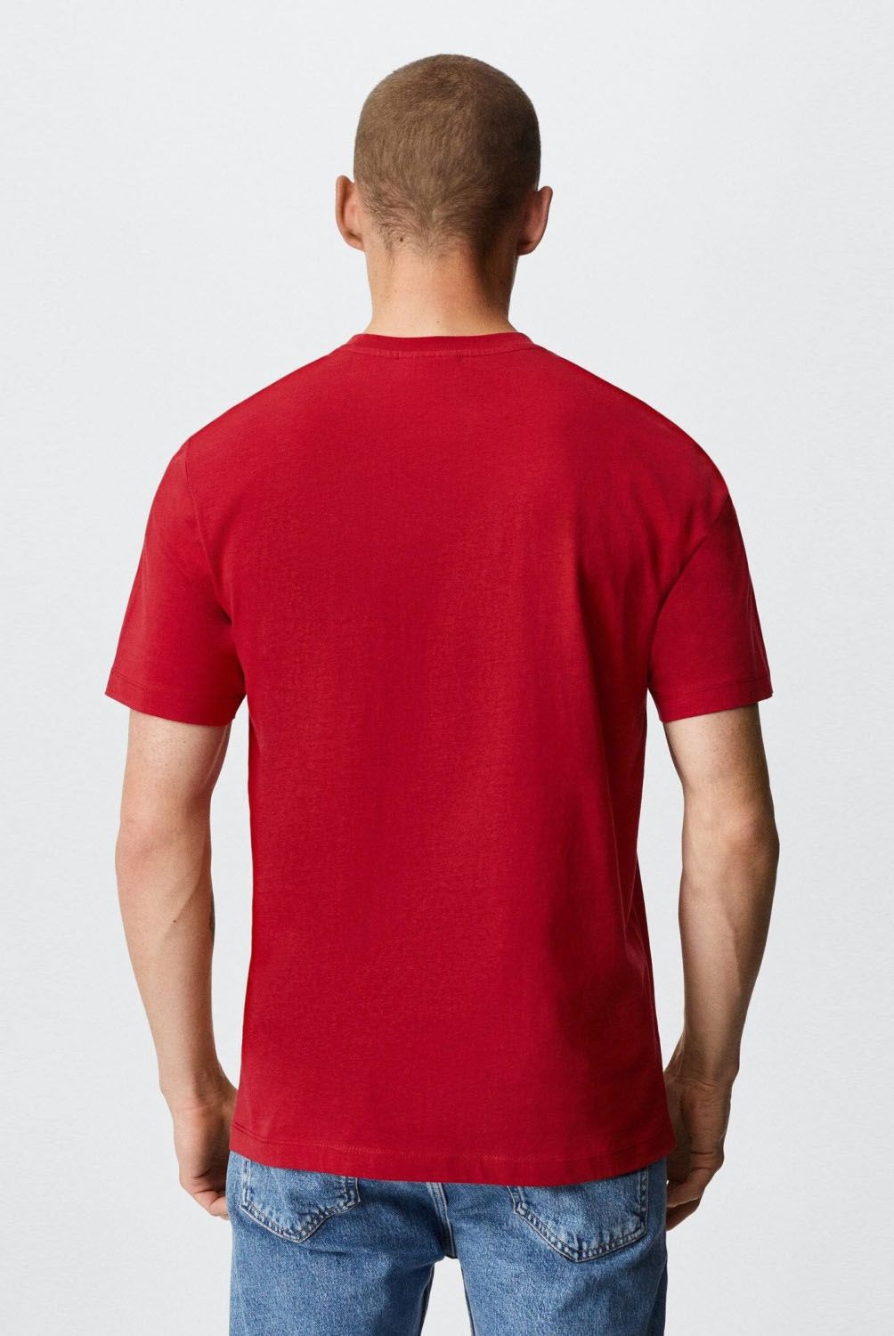 MANGO MAN - Mango Man Polera Estampado Logo Hombre