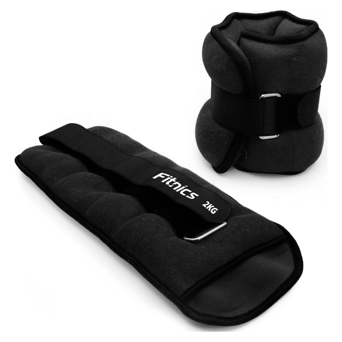 FITNICS - Pesas de Tobillo Tobillera Muñeca Set 2 de 2Kg C/U