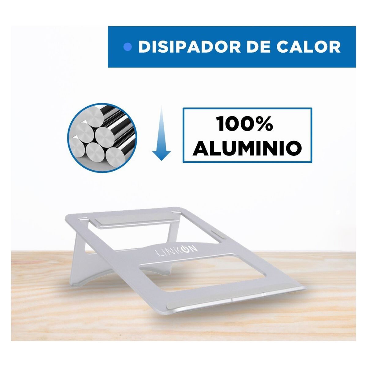 LINKON - Soporte Aluminio Base Mac Macbook Notebook 10-17
