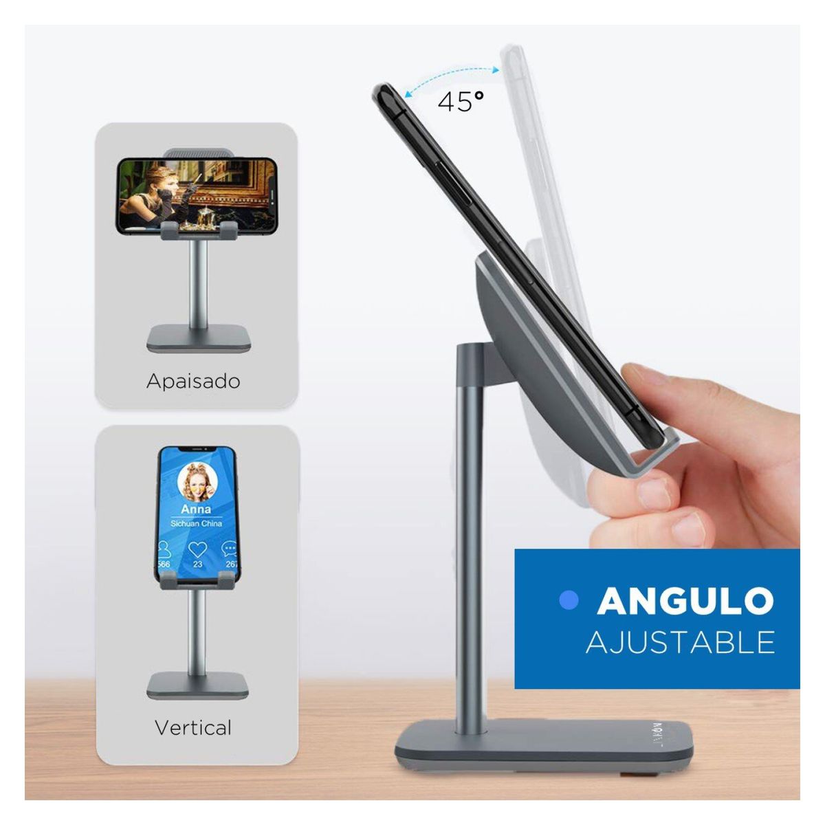 LINKON - Soporte Base Porta Celular Para Tablet Ipad Antide